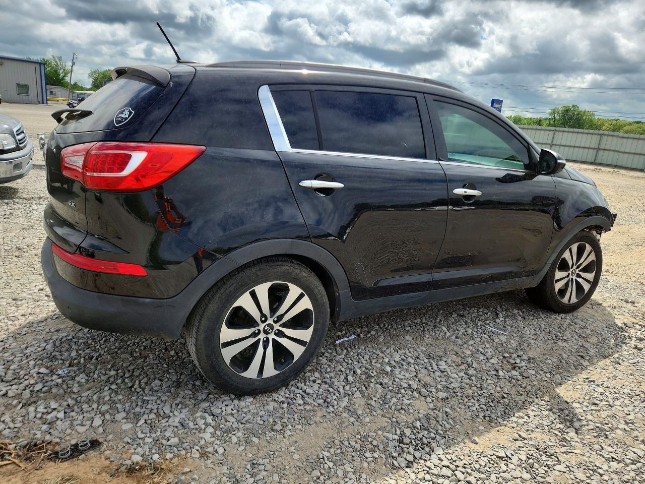 2013 Kia Sportage Ex Black vin: KNDPC3A22D7433601