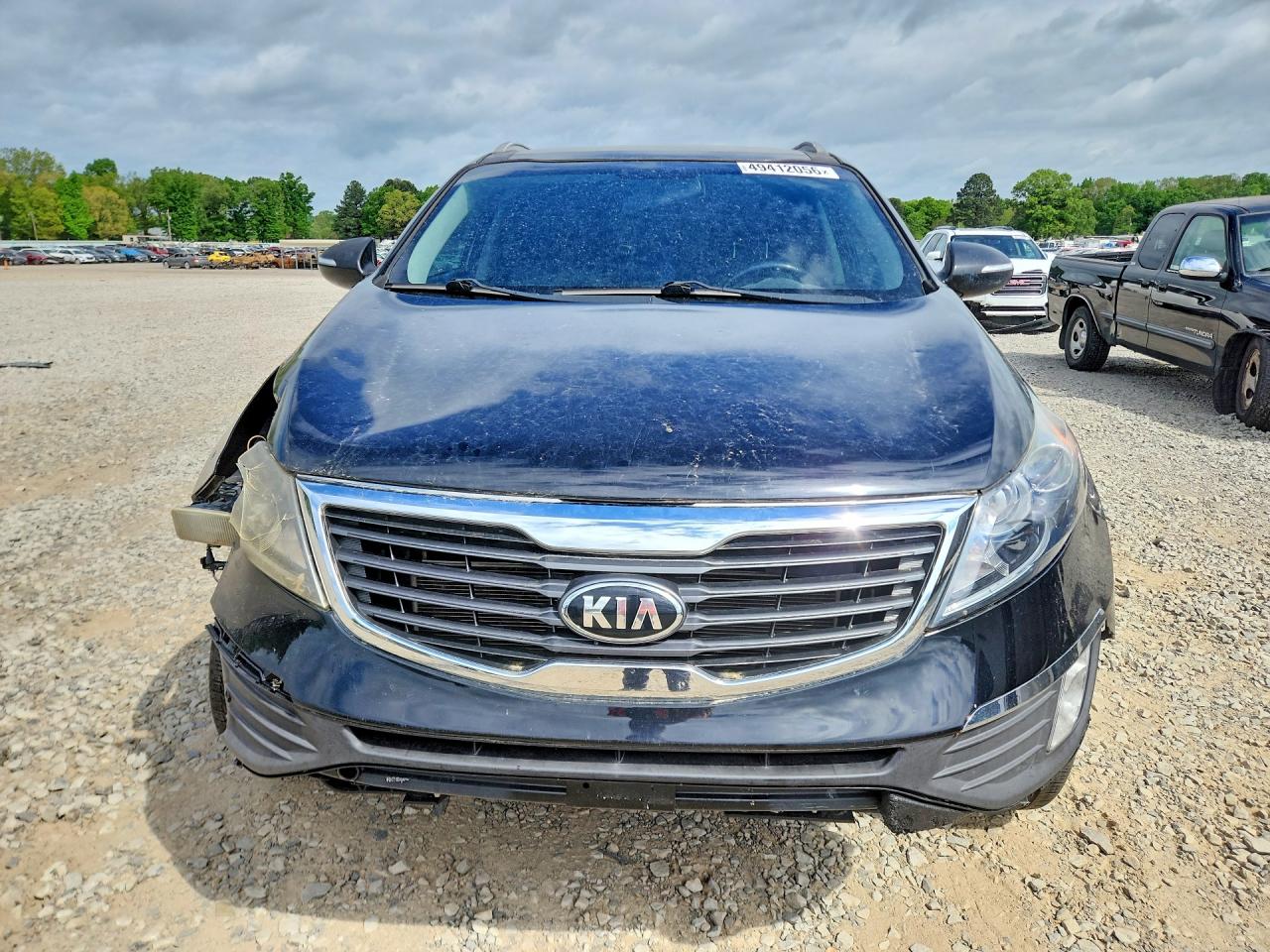 2013 Kia Sportage Ex Black vin: KNDPC3A22D7433601