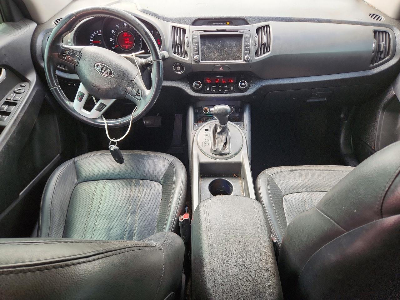 2013 Kia Sportage Ex Black vin: KNDPC3A22D7433601