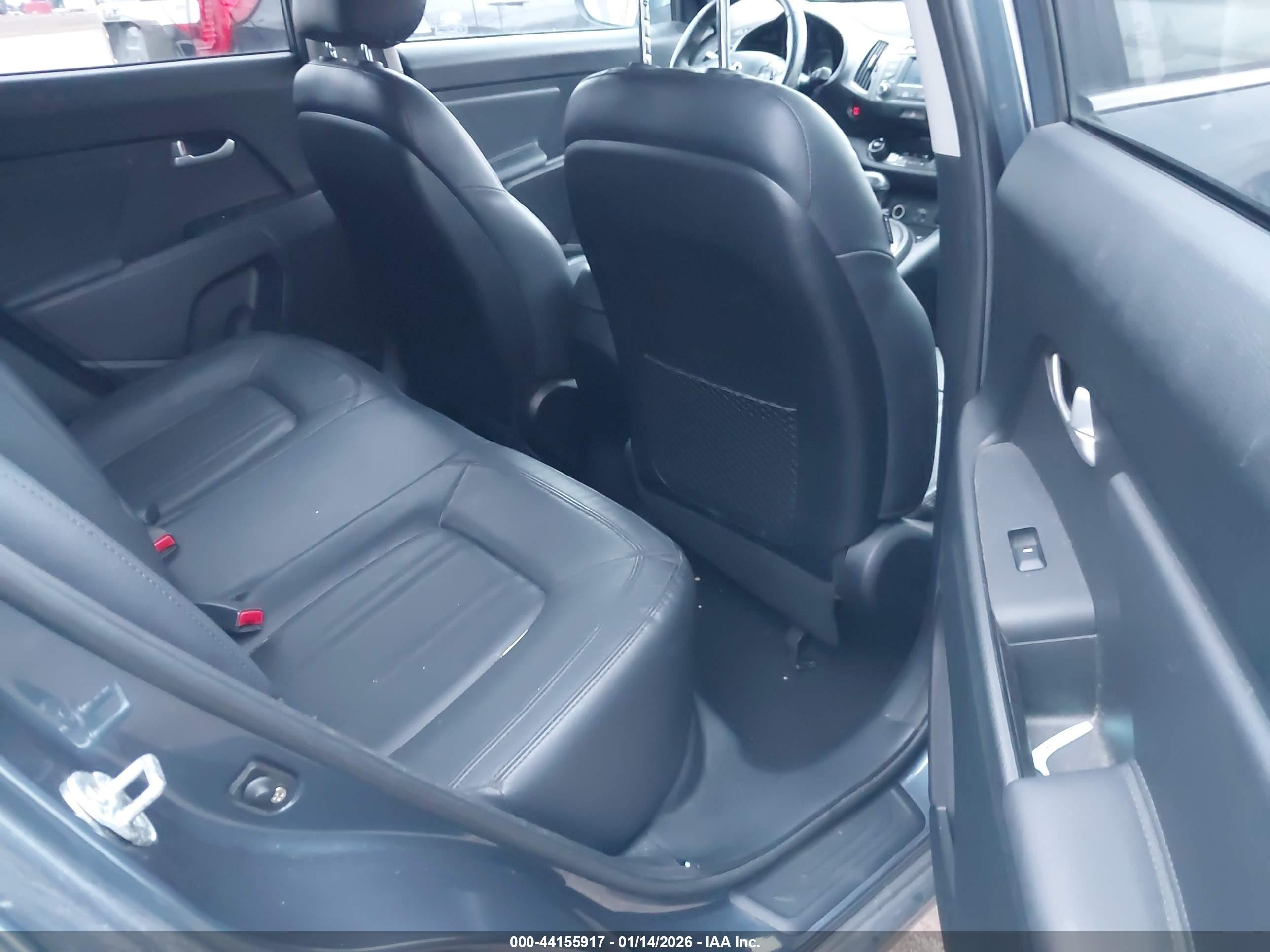 2013 Kia Sportage Ex Blue vin: KNDPC3A22D7496245