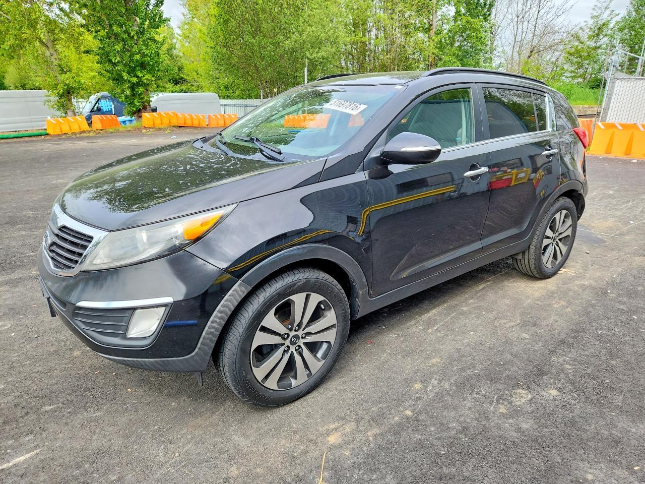 2011 Kia Sportage Ex Charcoal vin: KNDPC3A23B7013410