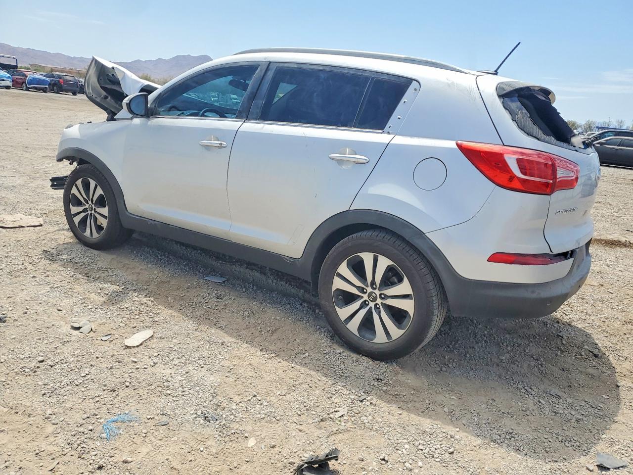 2012 Kia Sportage Ex Silver vin: KNDPC3A23C7304992