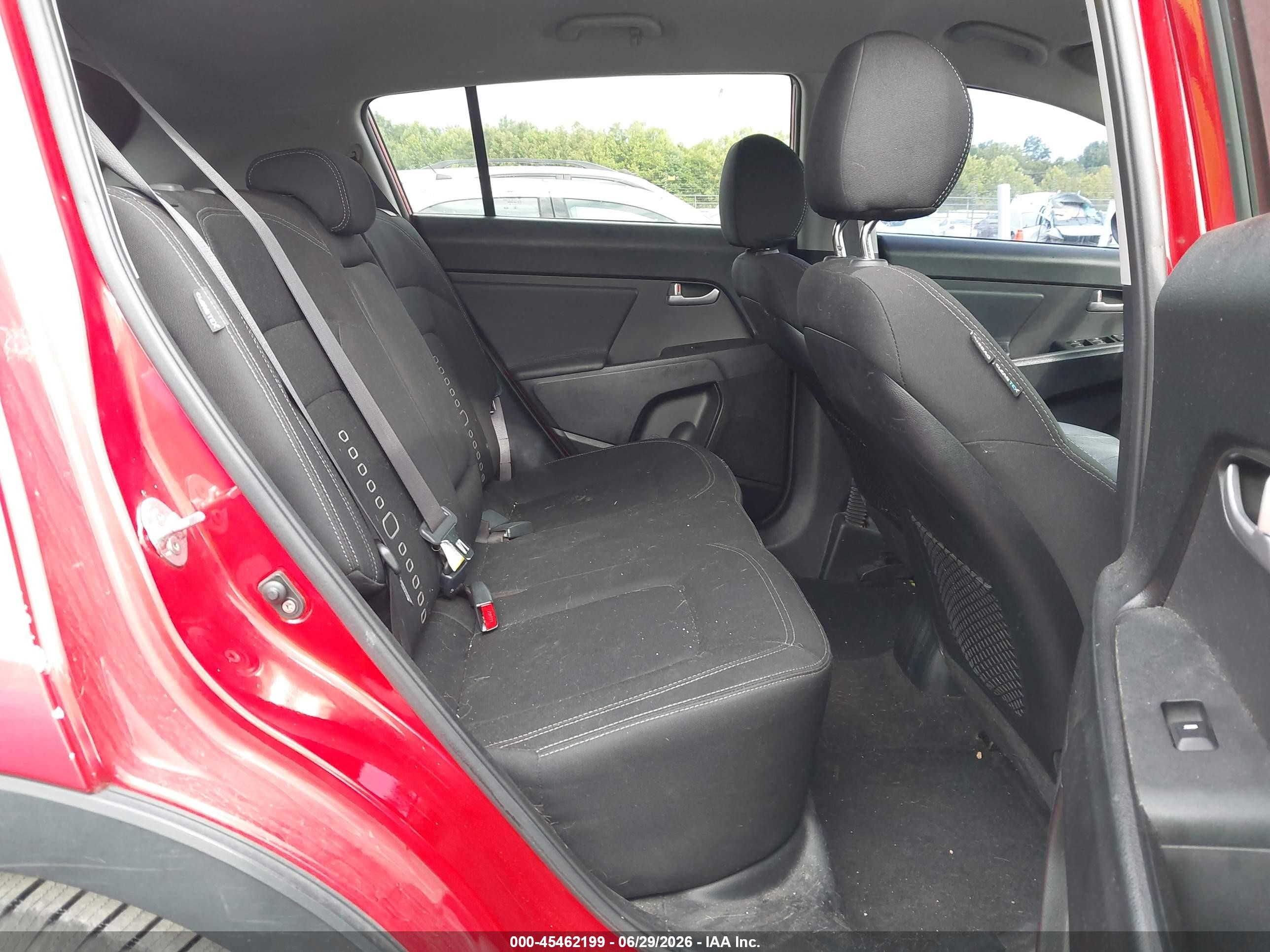 2012 Kia Sportage Ex Red vin: KNDPC3A23C7329200