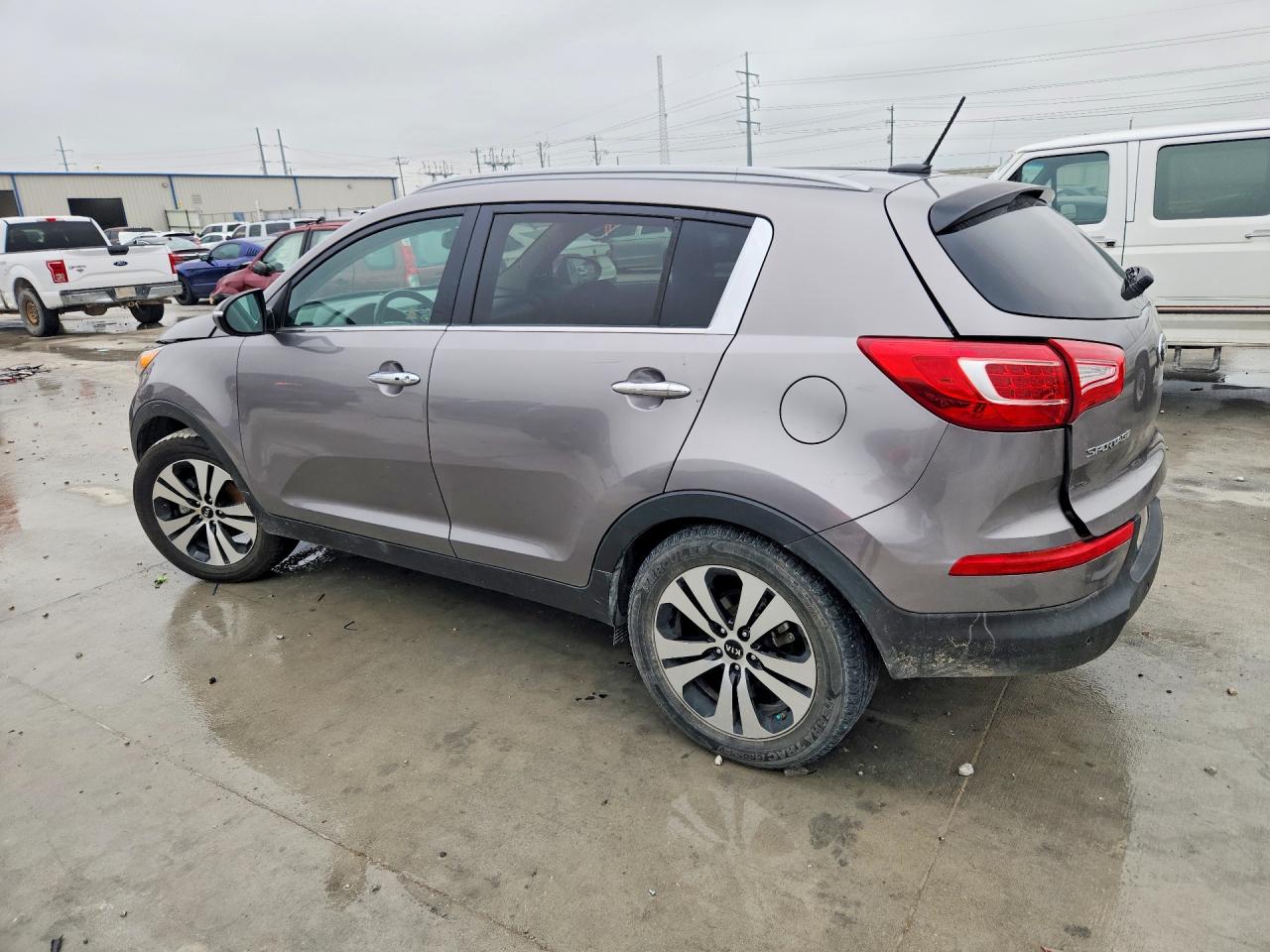 2013 Kia Sportage Ex Gray vin: KNDPC3A23D7477722