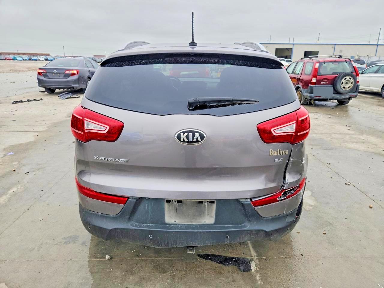 2013 Kia Sportage Ex Gray vin: KNDPC3A23D7477722
