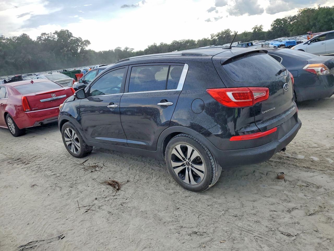 2011 Kia Sportage Ex Black vin: KNDPC3A24B7145186