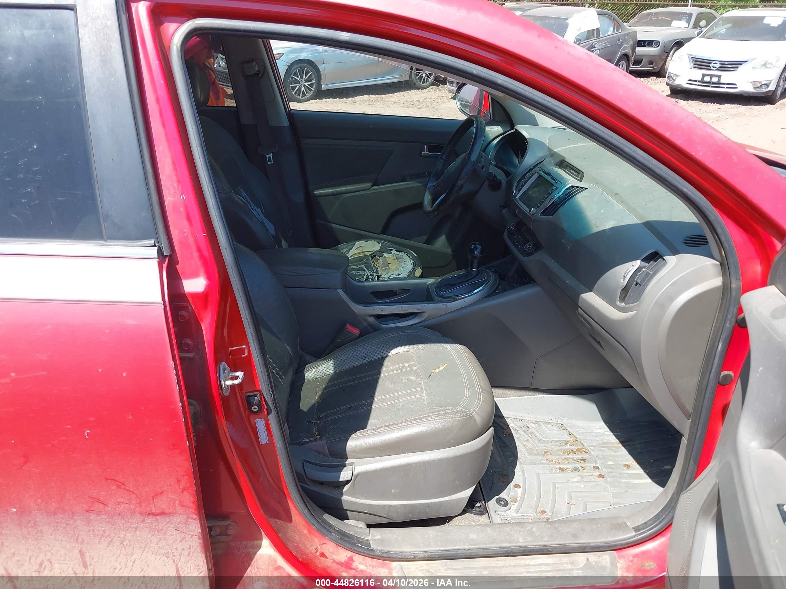 2011 Kia Sportage Ex Red vin: KNDPC3A24B7160979