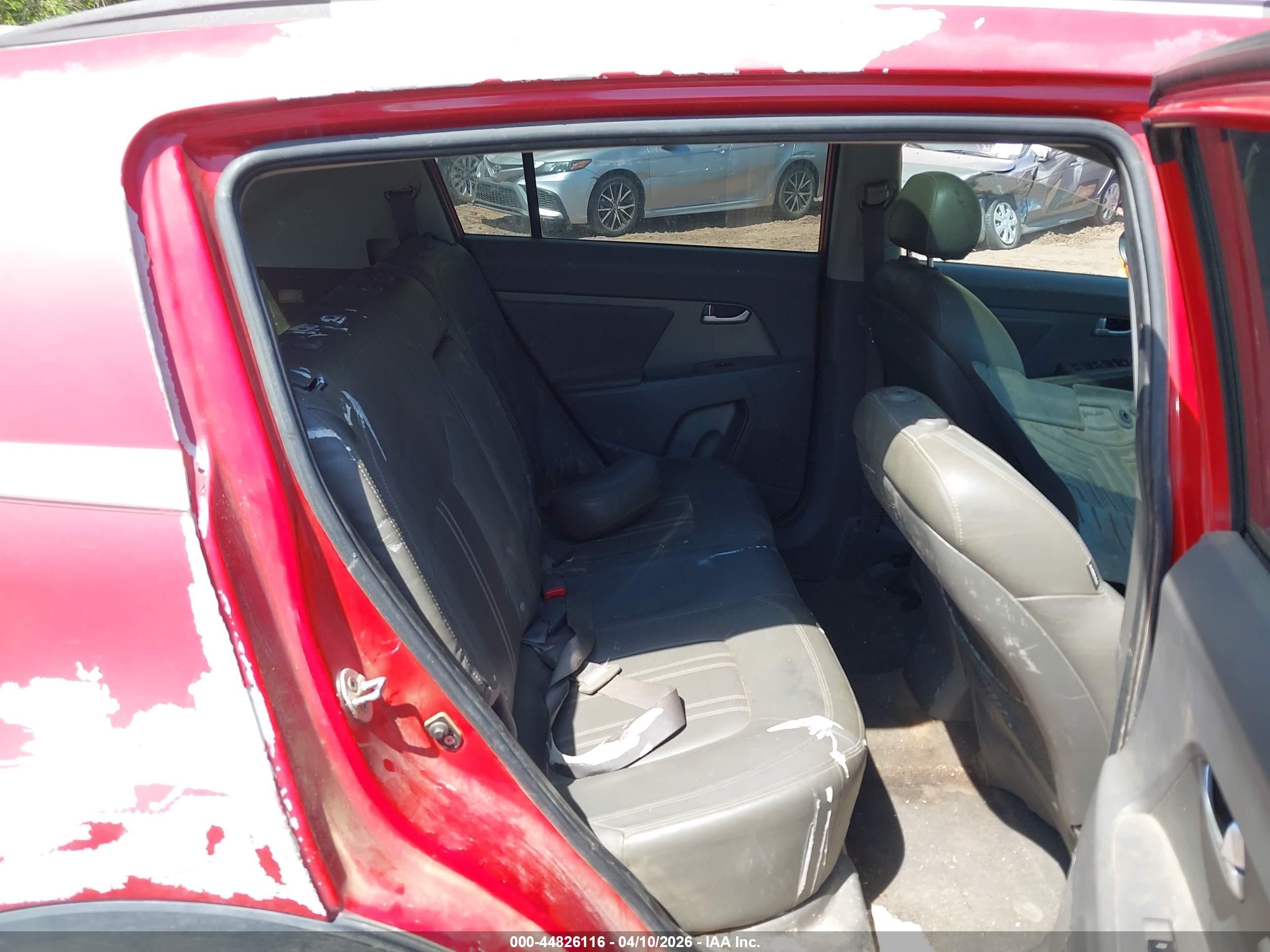 2011 Kia Sportage Ex Red vin: KNDPC3A24B7160979