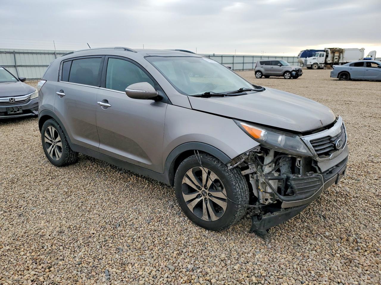 2012 Kia Sportage Ex Серый vin: KNDPC3A24C7174673