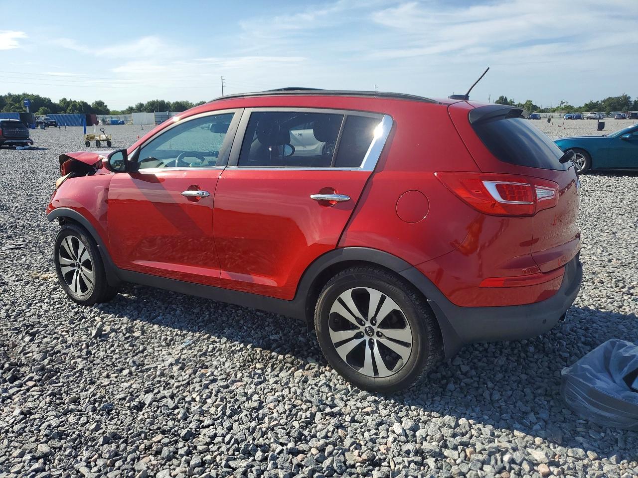 2013 Kia Sportage Ex Red vin: KNDPC3A24D7433972
