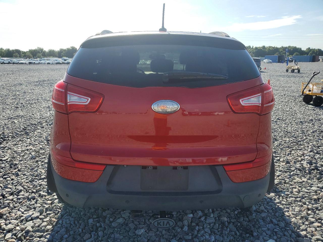 2013 Kia Sportage Ex Red vin: KNDPC3A24D7433972