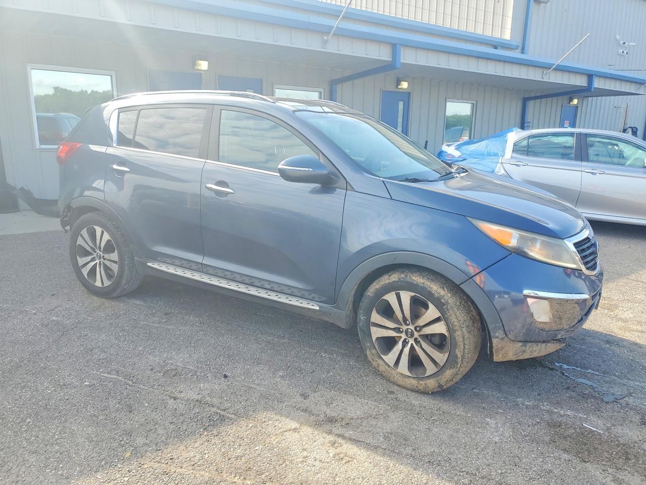 2013 Kia Sportage Ex Blue vin: KNDPC3A24D7509691