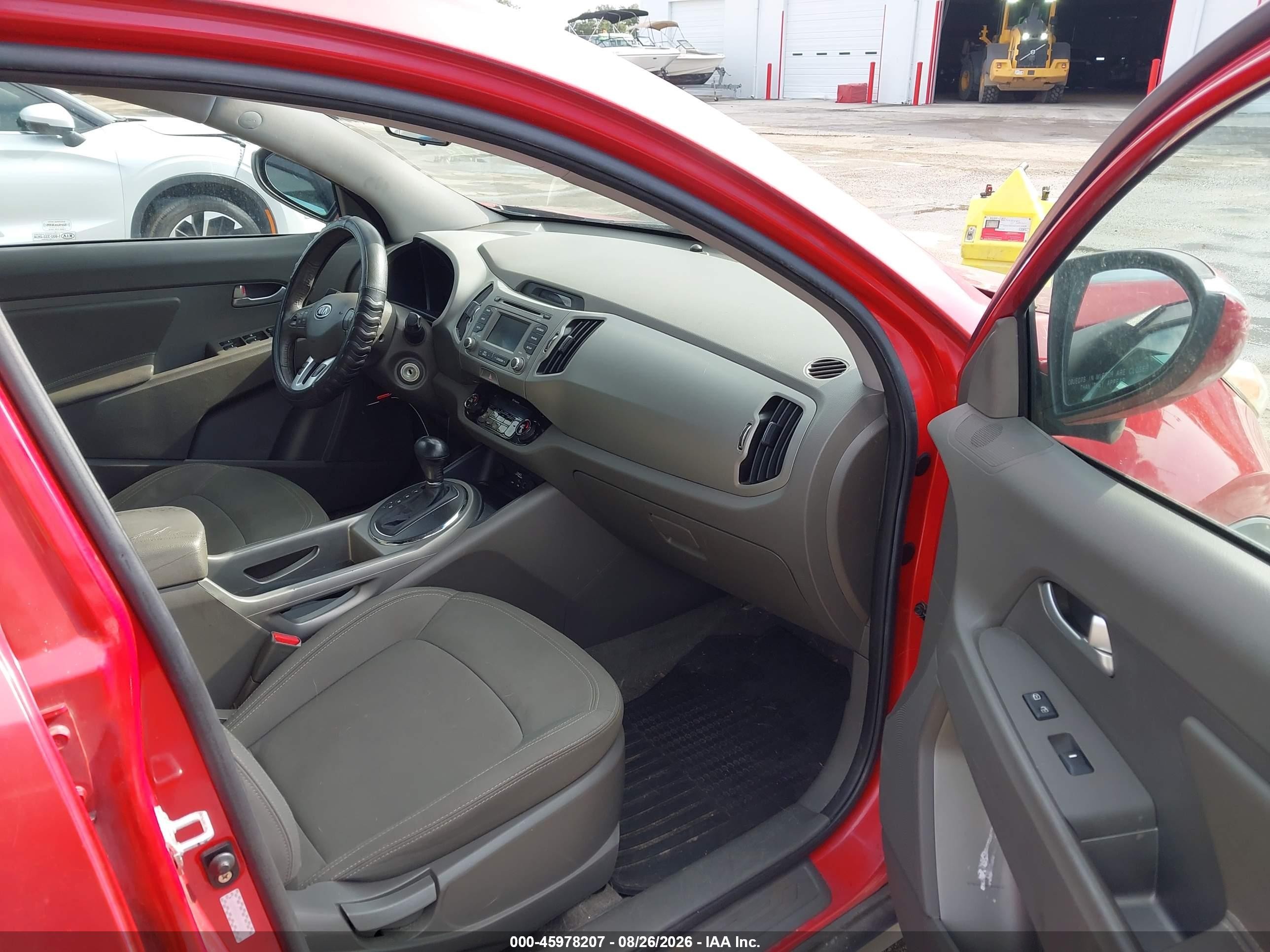 2012 Kia Sportage Ex Red vin: KNDPC3A25C7340361