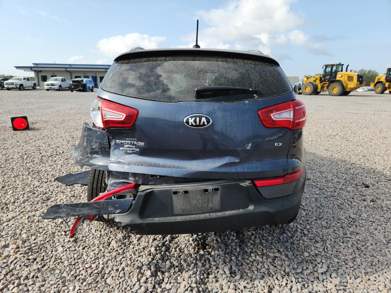 2013 Kia Sportage Ex Blue vin: KNDPC3A25D7420406