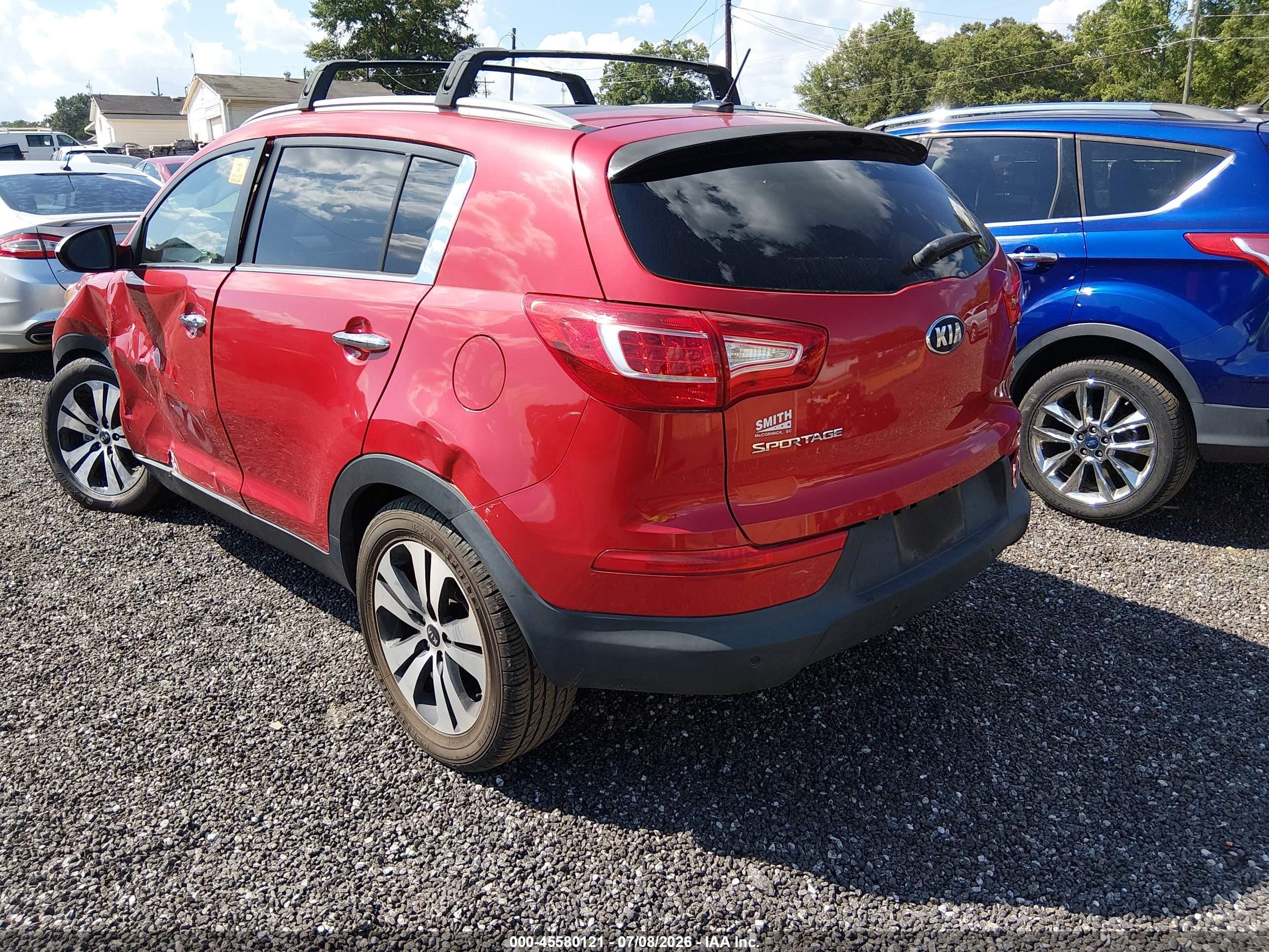 2013 Kia Sportage Ex Красный vin: KNDPC3A26D7470456