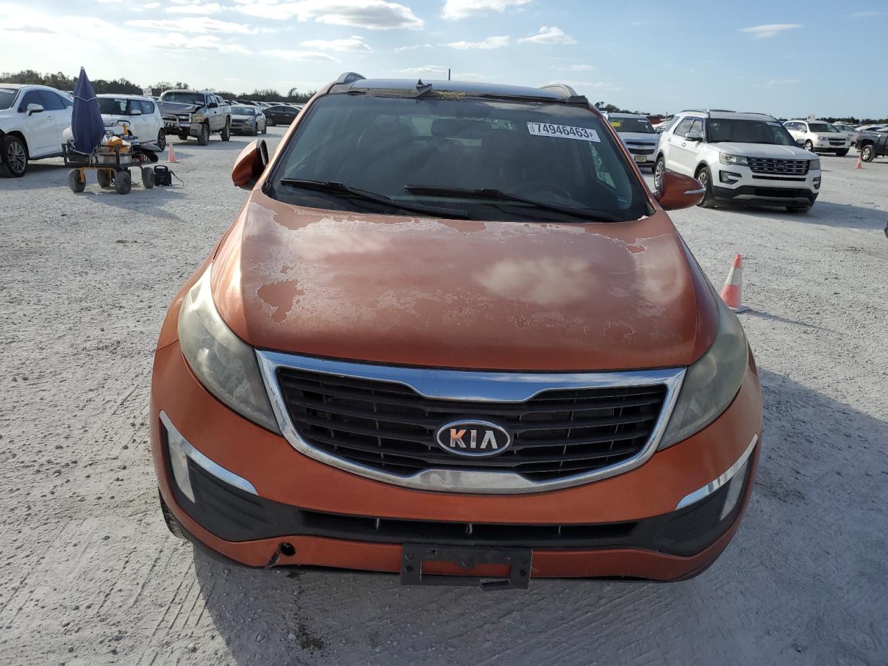 2011 Kia Sportage Ex Оранжевый vin: KNDPC3A27B7100999