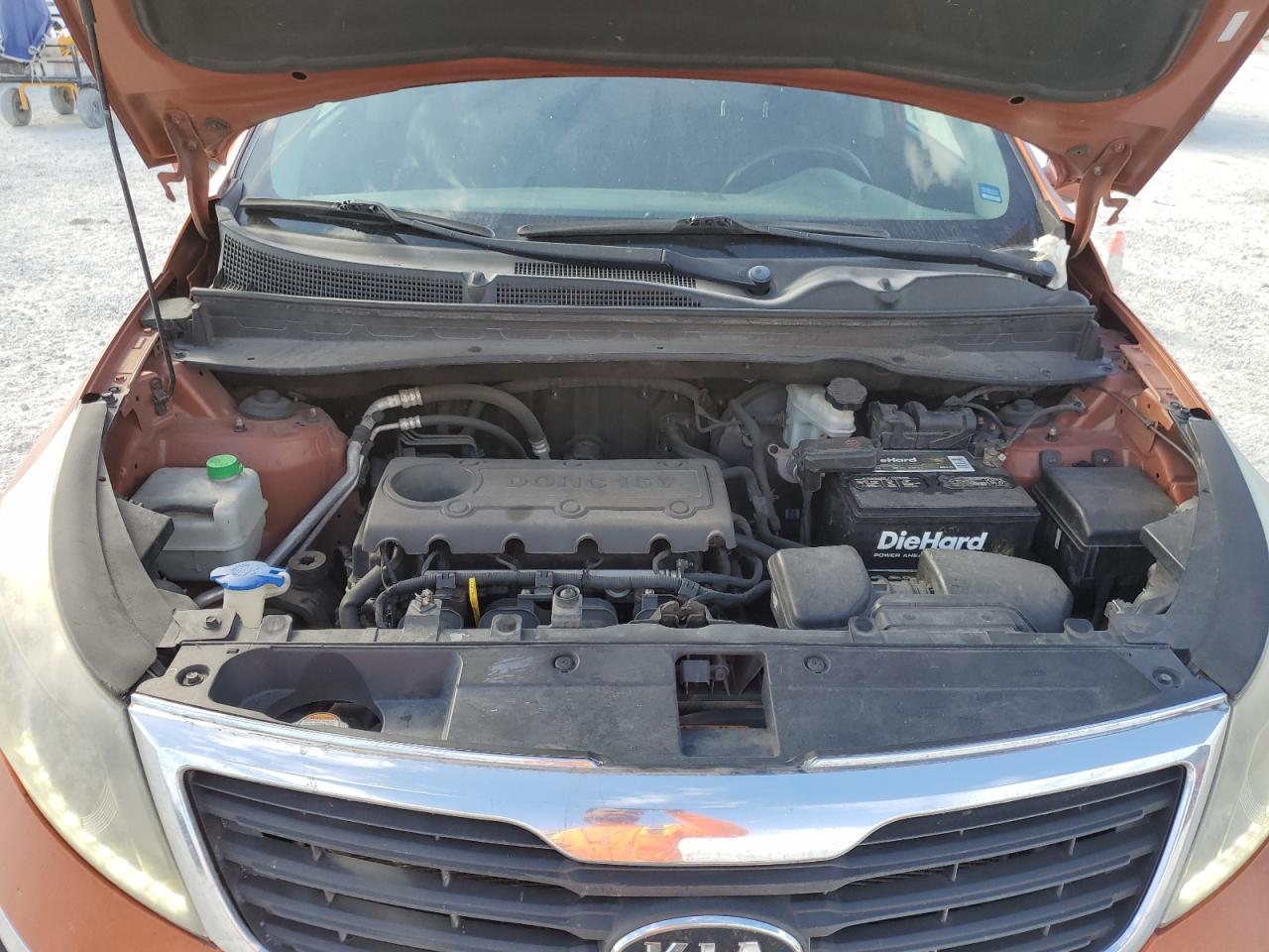 2011 Kia Sportage Ex Оранжевый vin: KNDPC3A27B7100999