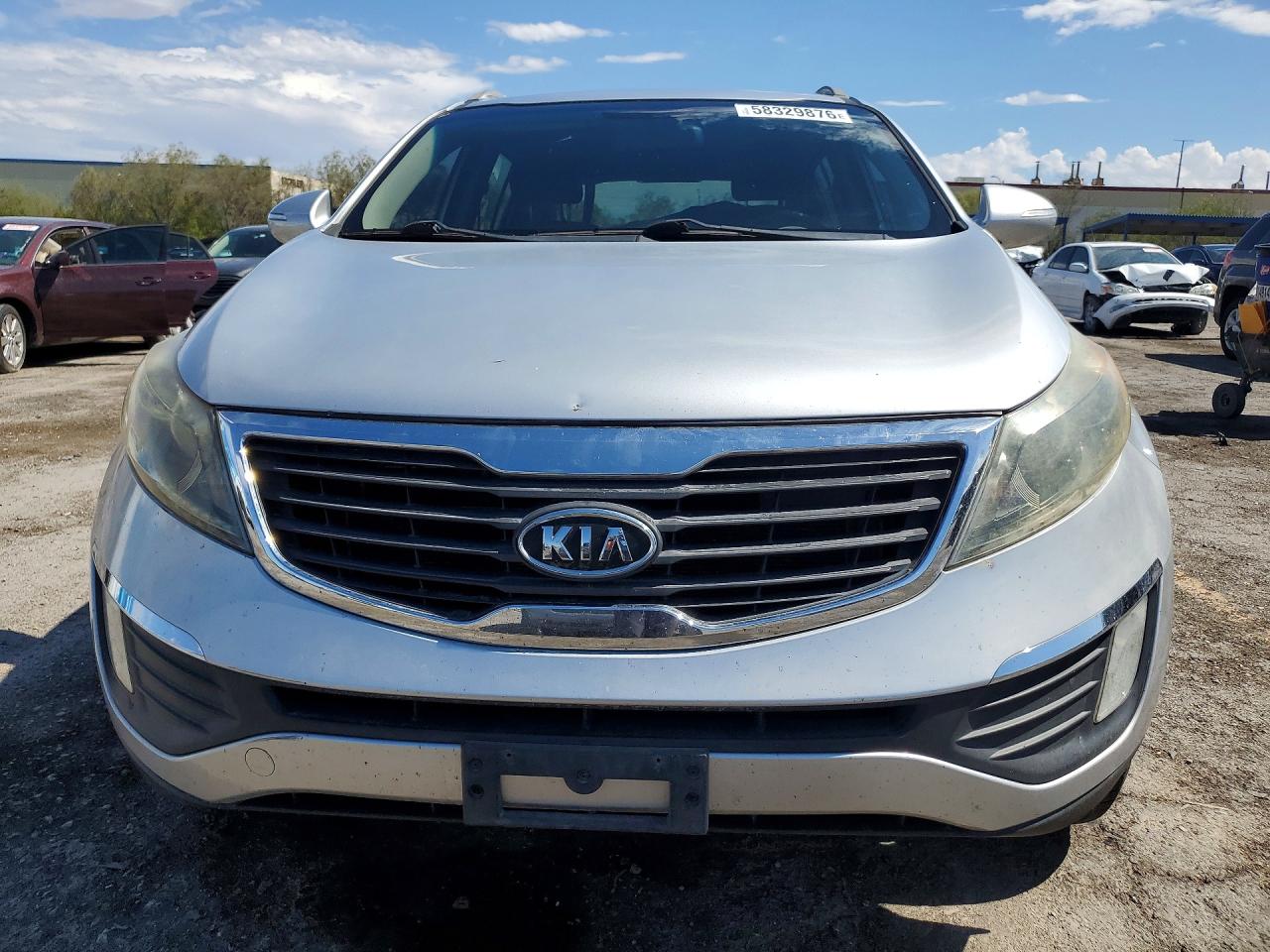2011 Kia Sportage Ex Silver vin: KNDPC3A27B7145053