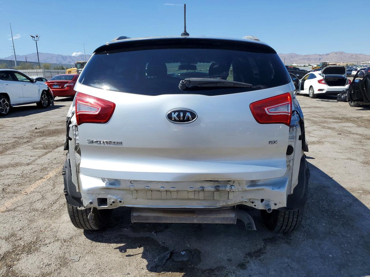 2011 Kia Sportage Ex Silver vin: KNDPC3A27B7145053