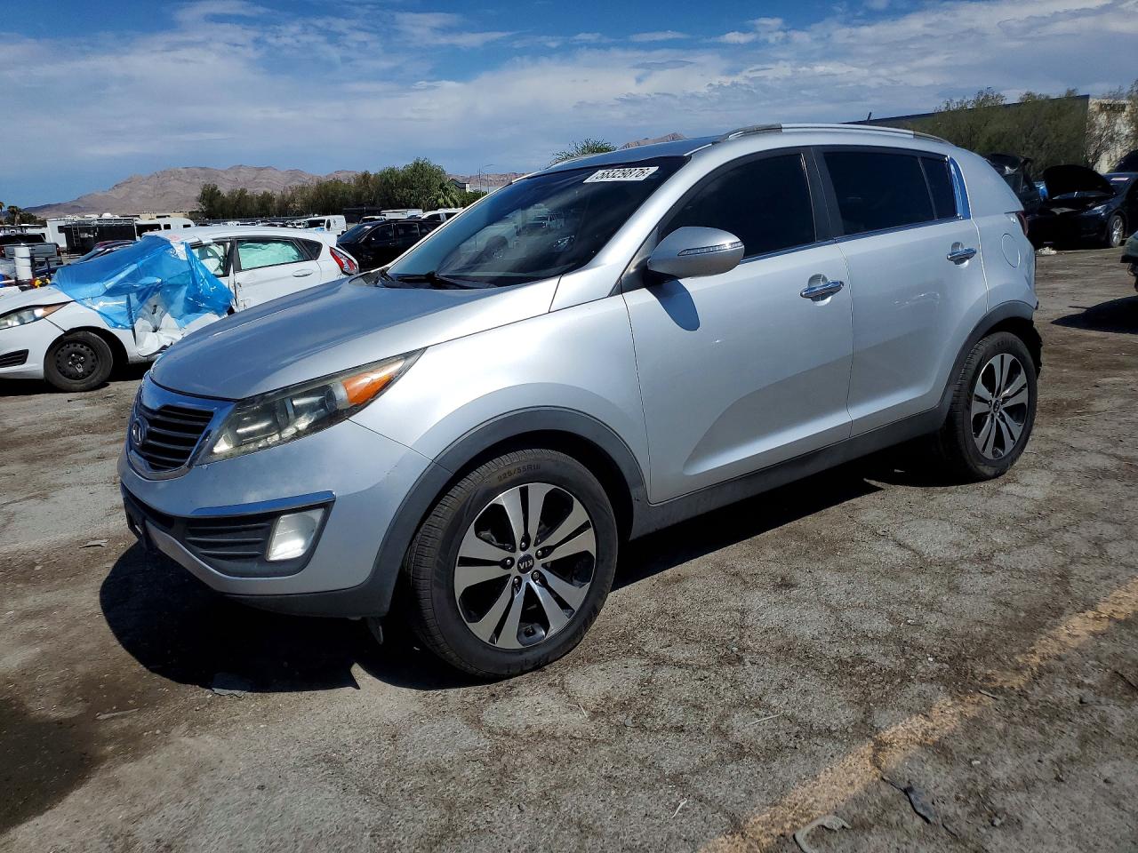 2011 Kia Sportage Ex Silver vin: KNDPC3A27B7145053