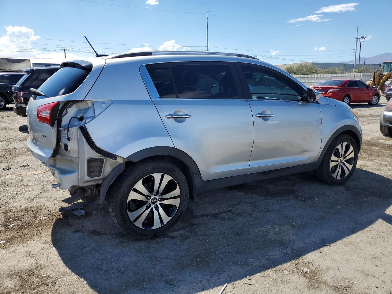 2011 Kia Sportage Ex Silver vin: KNDPC3A27B7145053