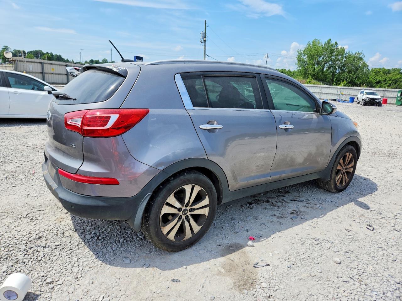 2012 Kia Sportage Ex Серый vin: KNDPC3A27C7222635