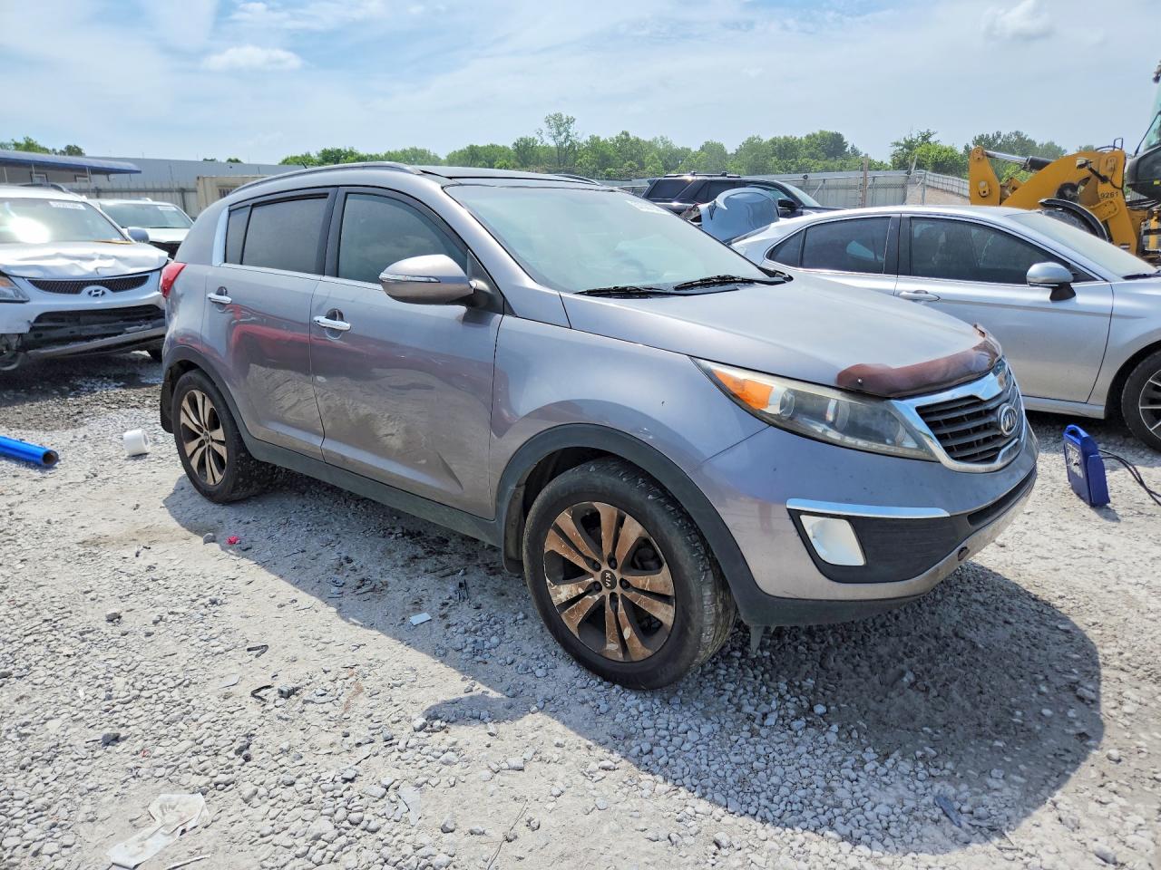 2012 Kia Sportage Ex Серый vin: KNDPC3A27C7222635