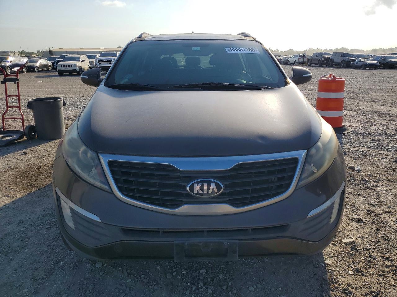 2013 Kia Sportage Ex Brown vin: KNDPC3A27D7402585
