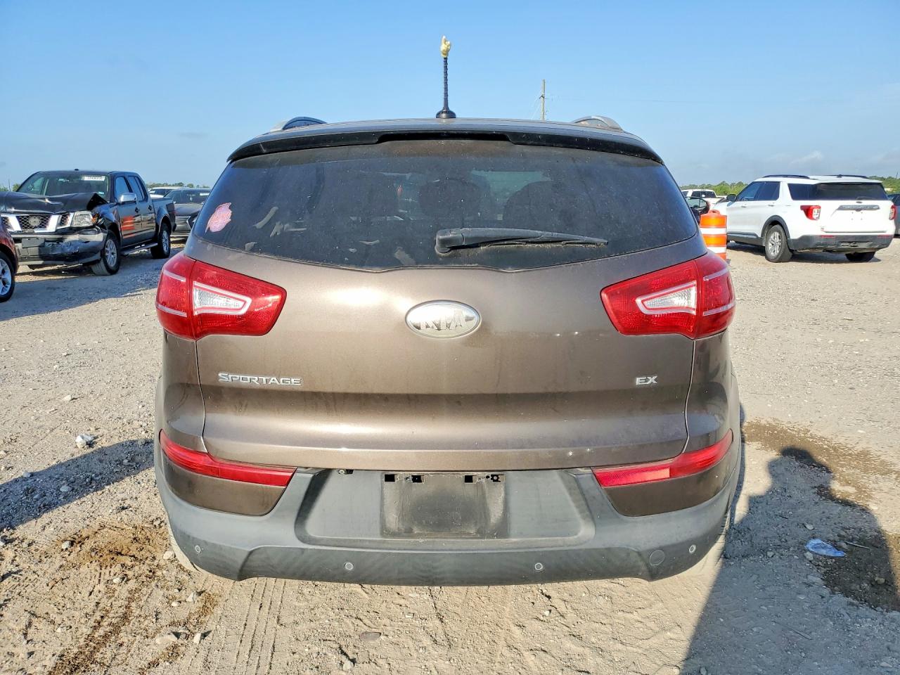 2013 Kia Sportage Ex Brown vin: KNDPC3A27D7402585