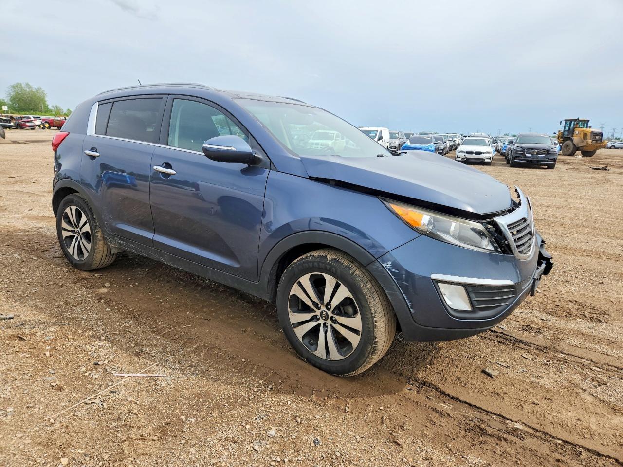 2013 Kia Sportage Ex Teal vin: KNDPC3A27D7404000