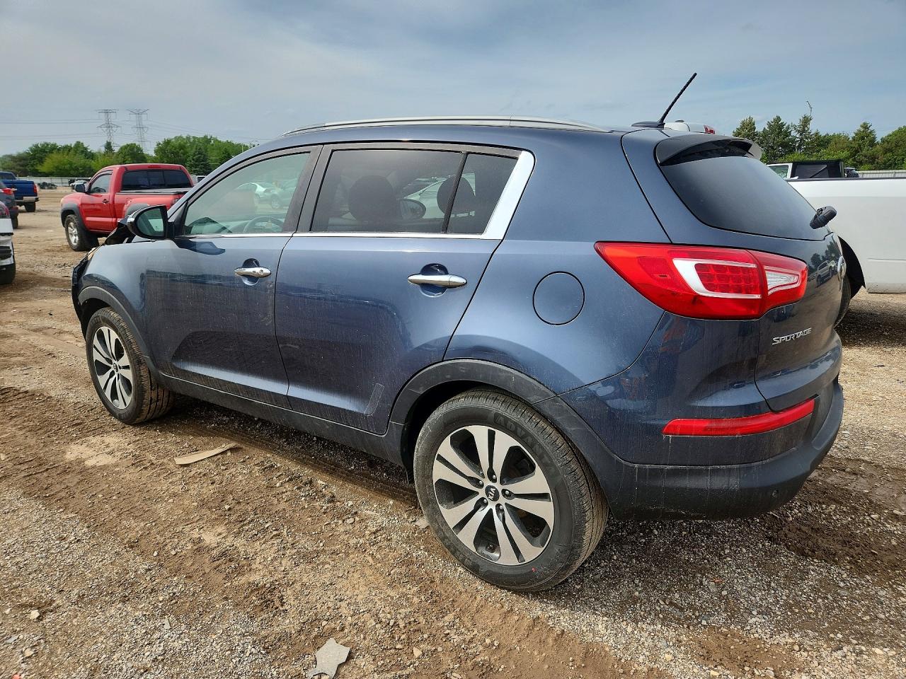 2013 Kia Sportage Ex Teal vin: KNDPC3A27D7404000