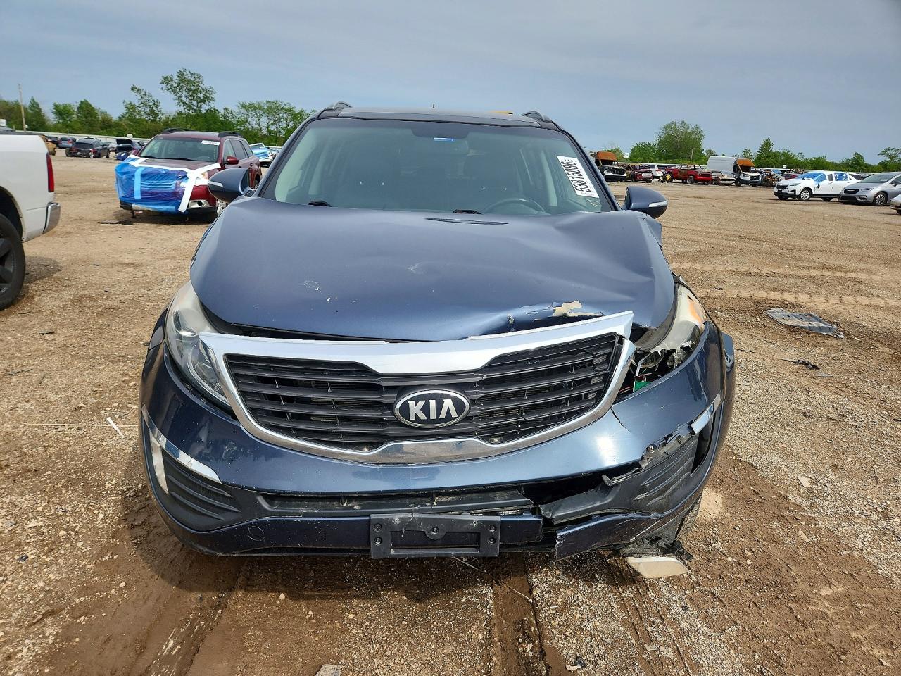 2013 Kia Sportage Ex Teal vin: KNDPC3A27D7404000