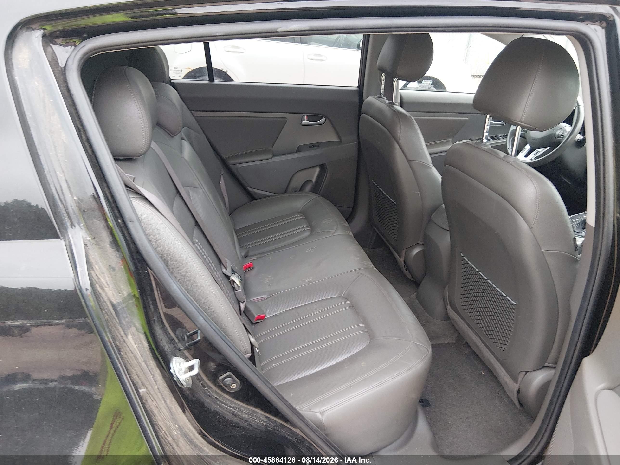 2013 Kia Sportage Ex Black vin: KNDPC3A27D7413313