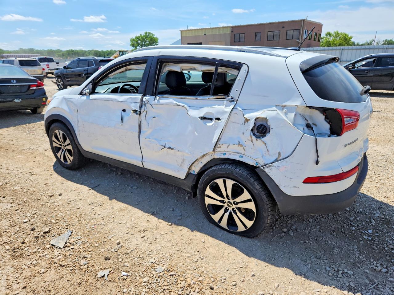 2013 Kia Sportage Ex Белый vin: KNDPC3A27D7515100