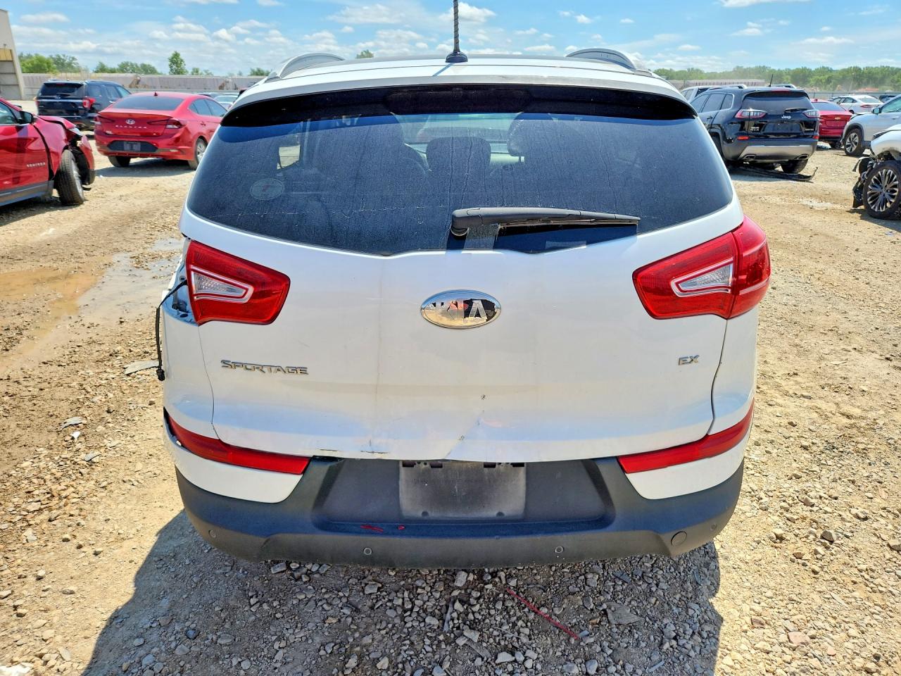 2013 Kia Sportage Ex Белый vin: KNDPC3A27D7515100