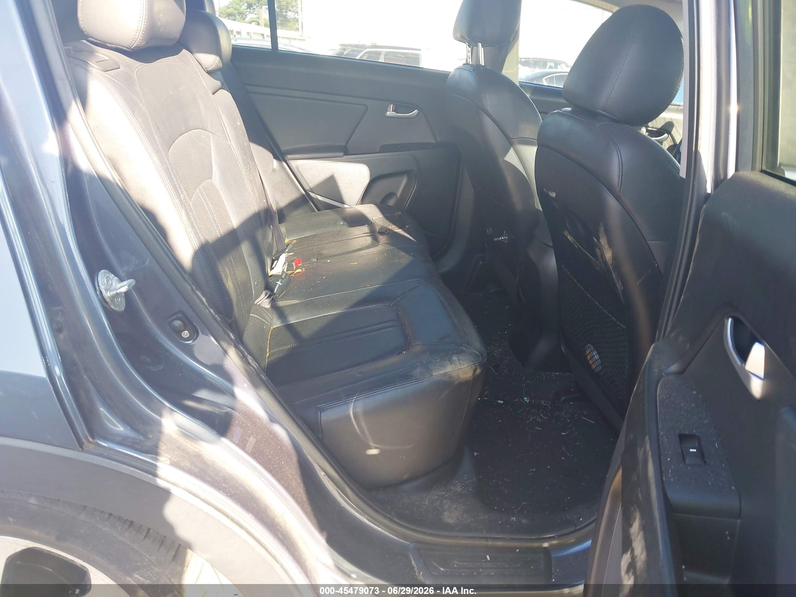 2011 Kia Sportage Ex Light Blue vin: KNDPC3A28B7029067