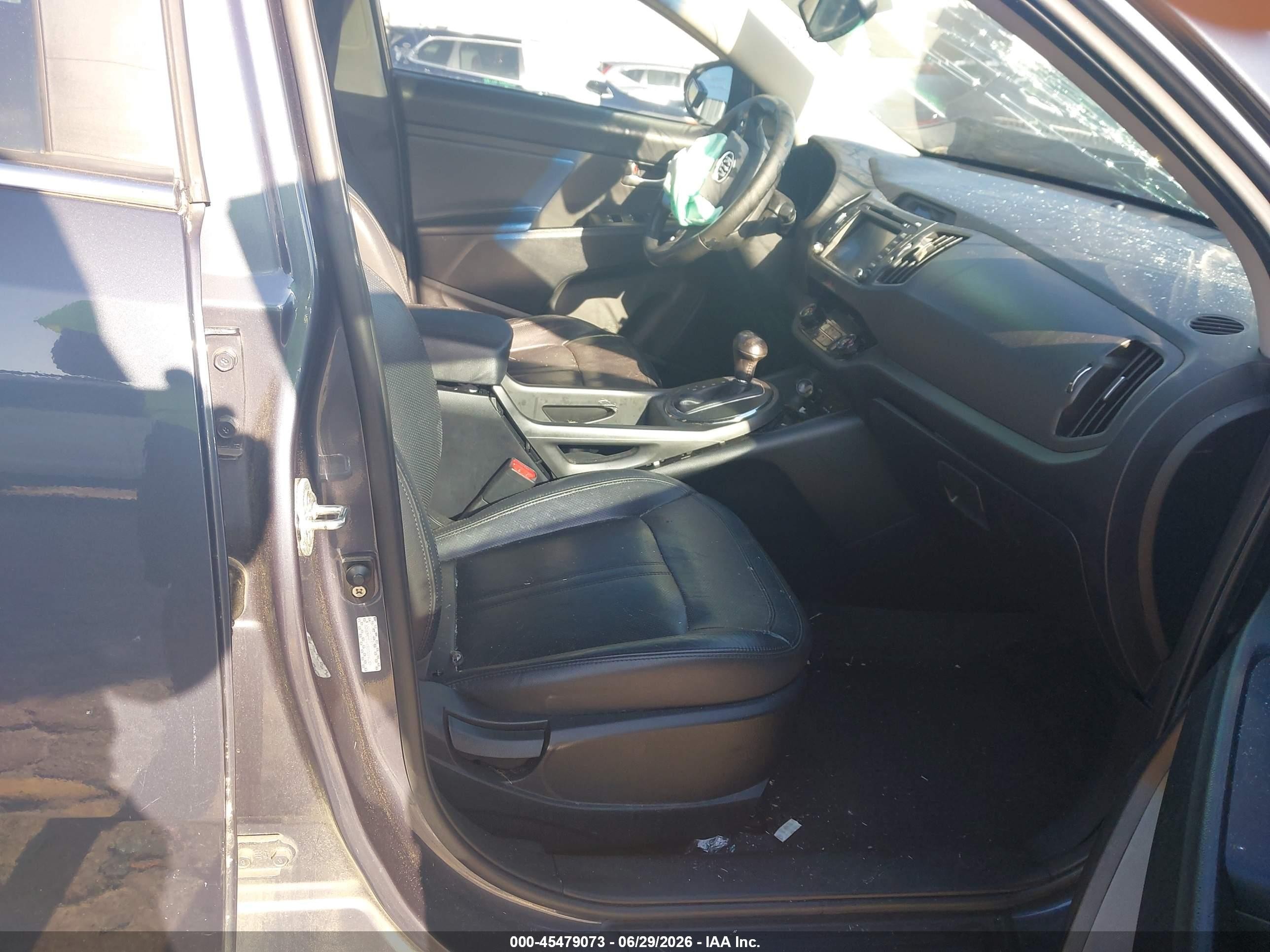 2011 Kia Sportage Ex Light Blue vin: KNDPC3A28B7029067