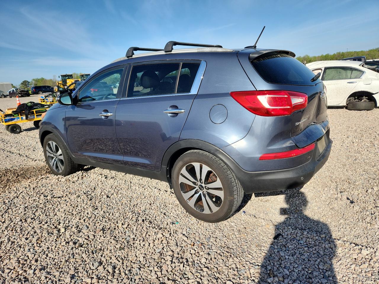 2011 Kia Sportage Ex Blue vin: KNDPC3A28B7059444