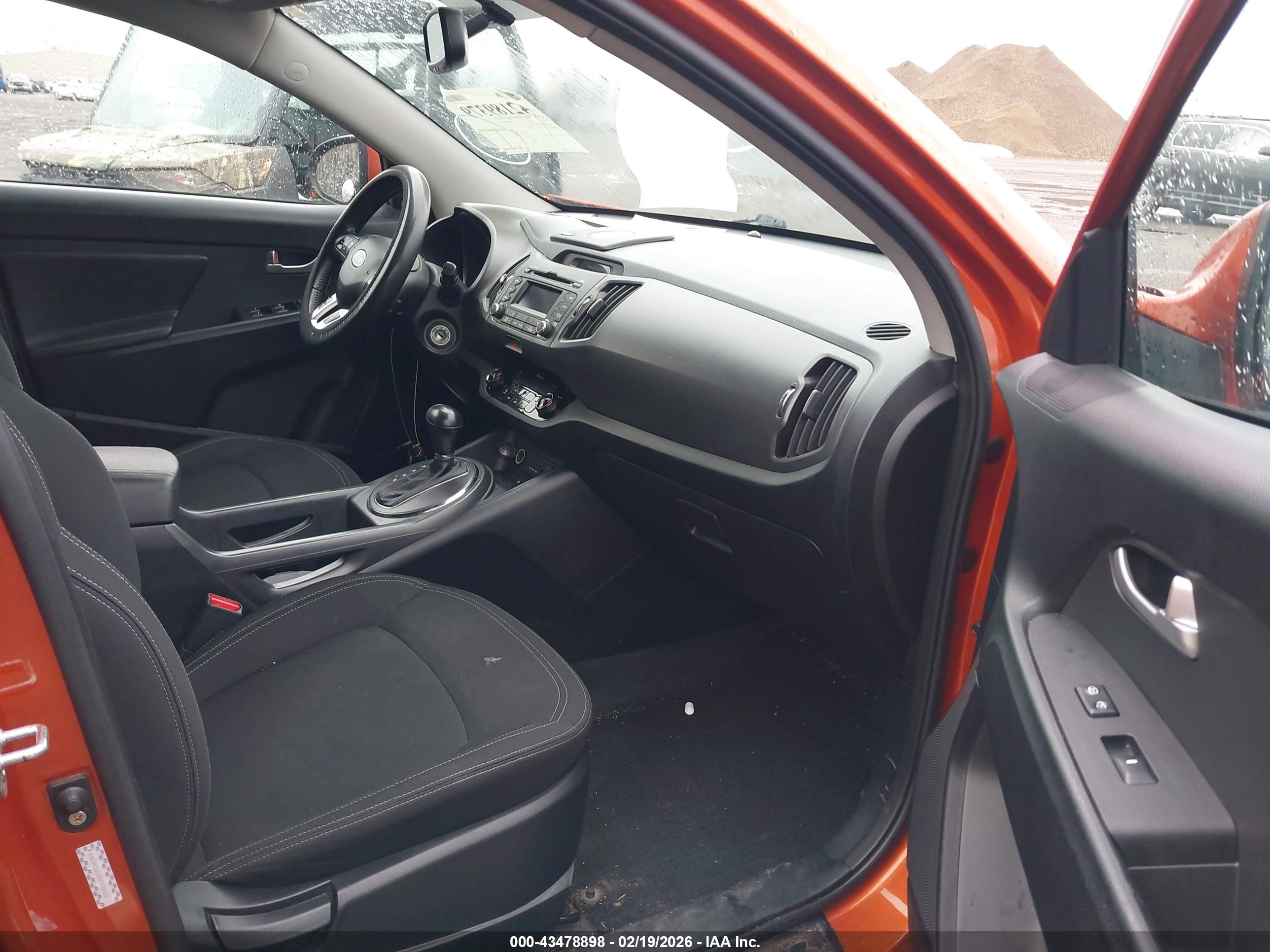 2011 Kia Sportage Ex Orange vin: KNDPC3A28B7136409