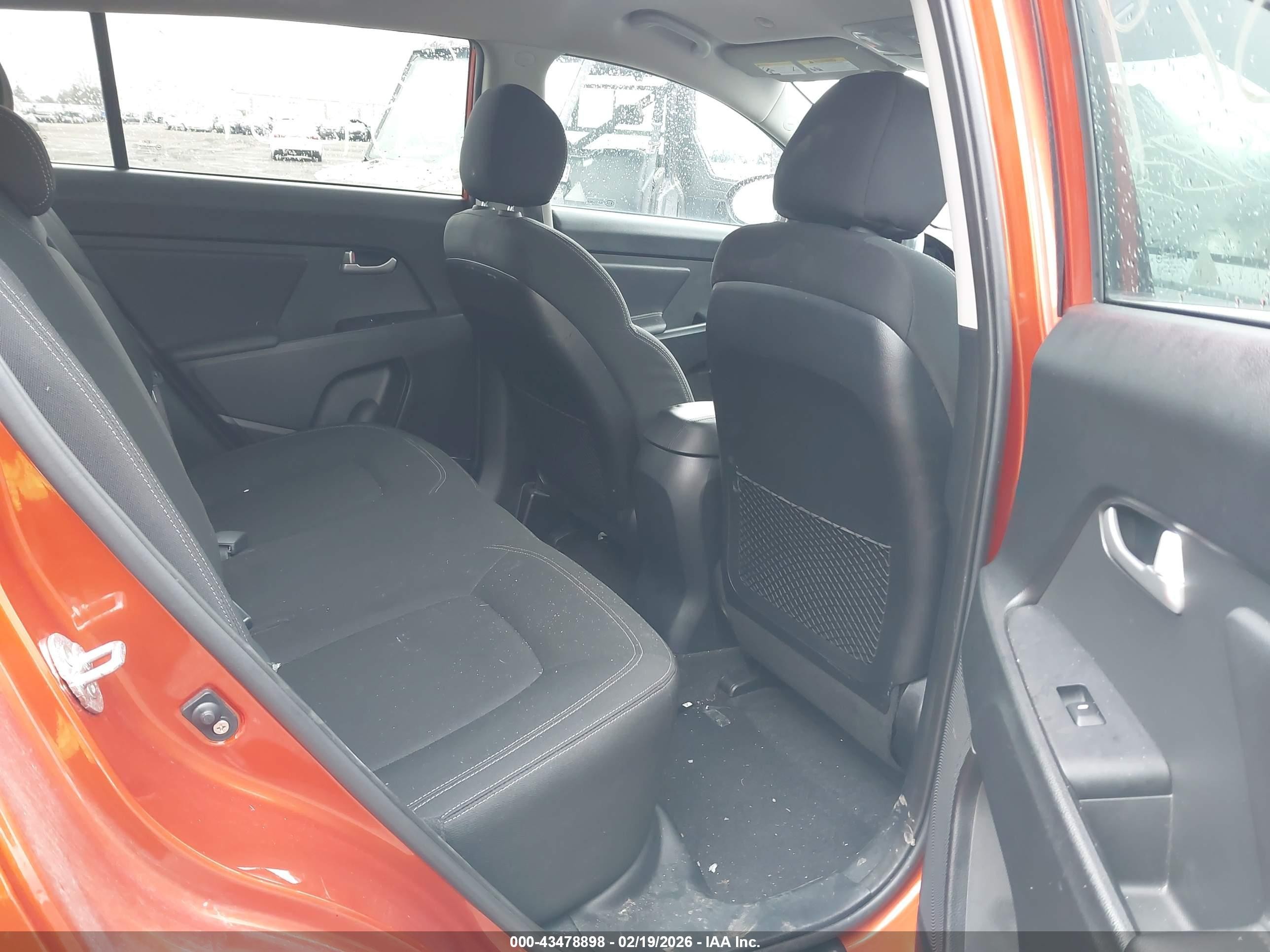 2011 Kia Sportage Ex Orange vin: KNDPC3A28B7136409