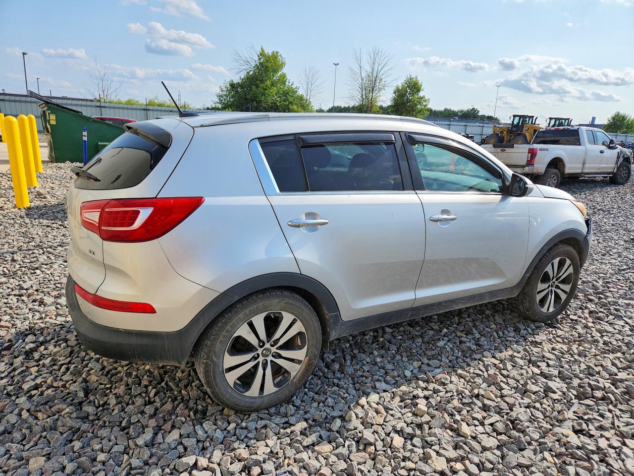 2013 Kia Sportage Ex Beige vin: KNDPC3A28D7372349