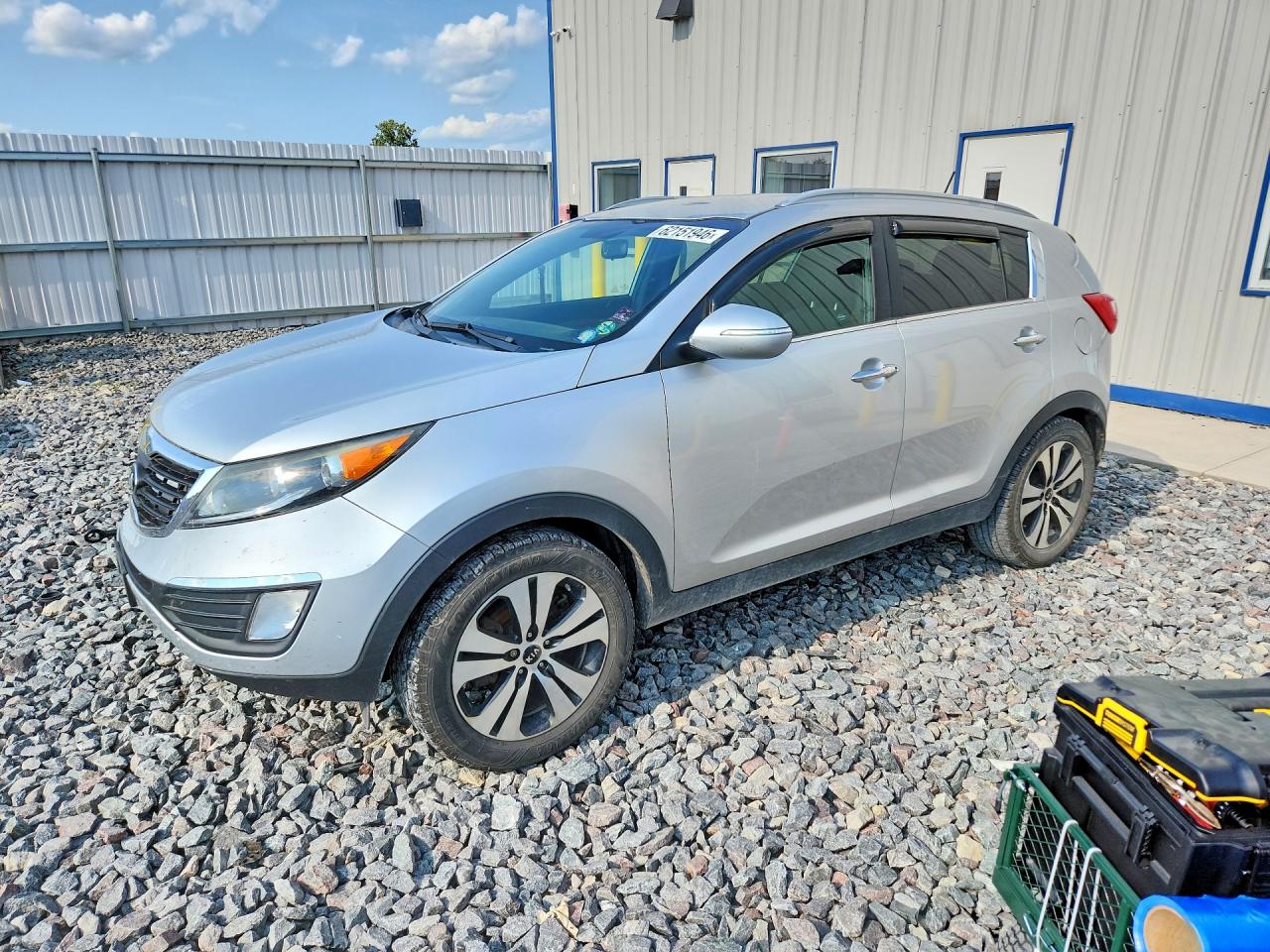 2013 Kia Sportage Ex Beige vin: KNDPC3A28D7372349
