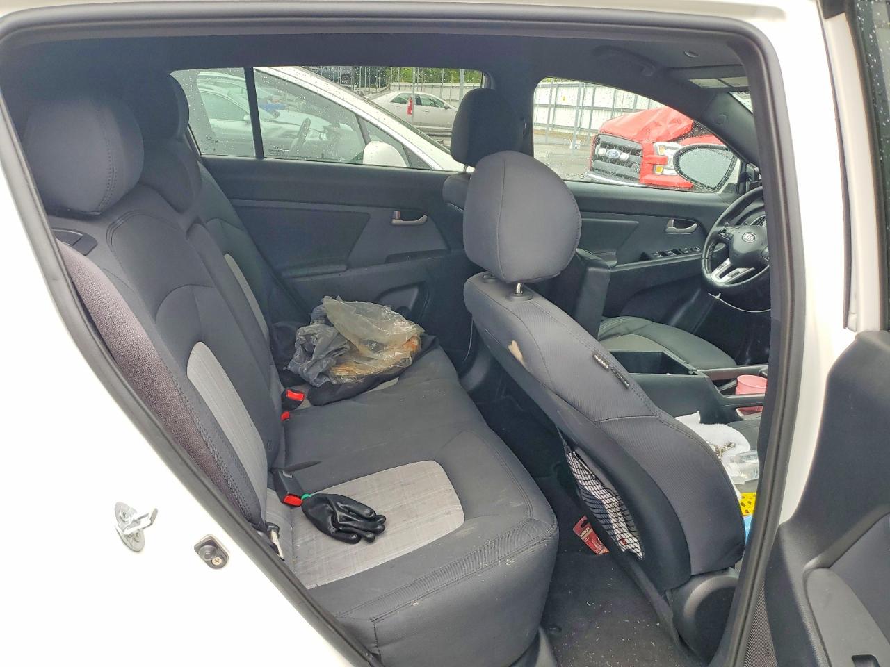 2013 Kia Sportage Ex White vin: KNDPC3A28D7406645