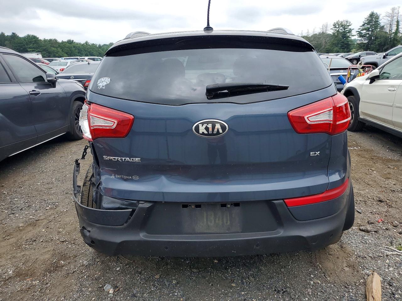 2013 Kia Sportage Ex Blue vin: KNDPC3A28D7444926