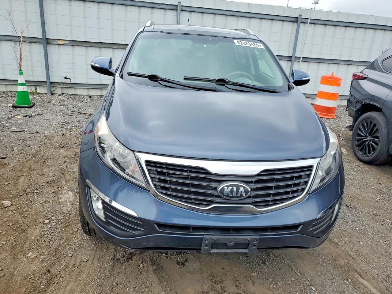2013 Kia Sportage Ex Blue vin: KNDPC3A28D7444926