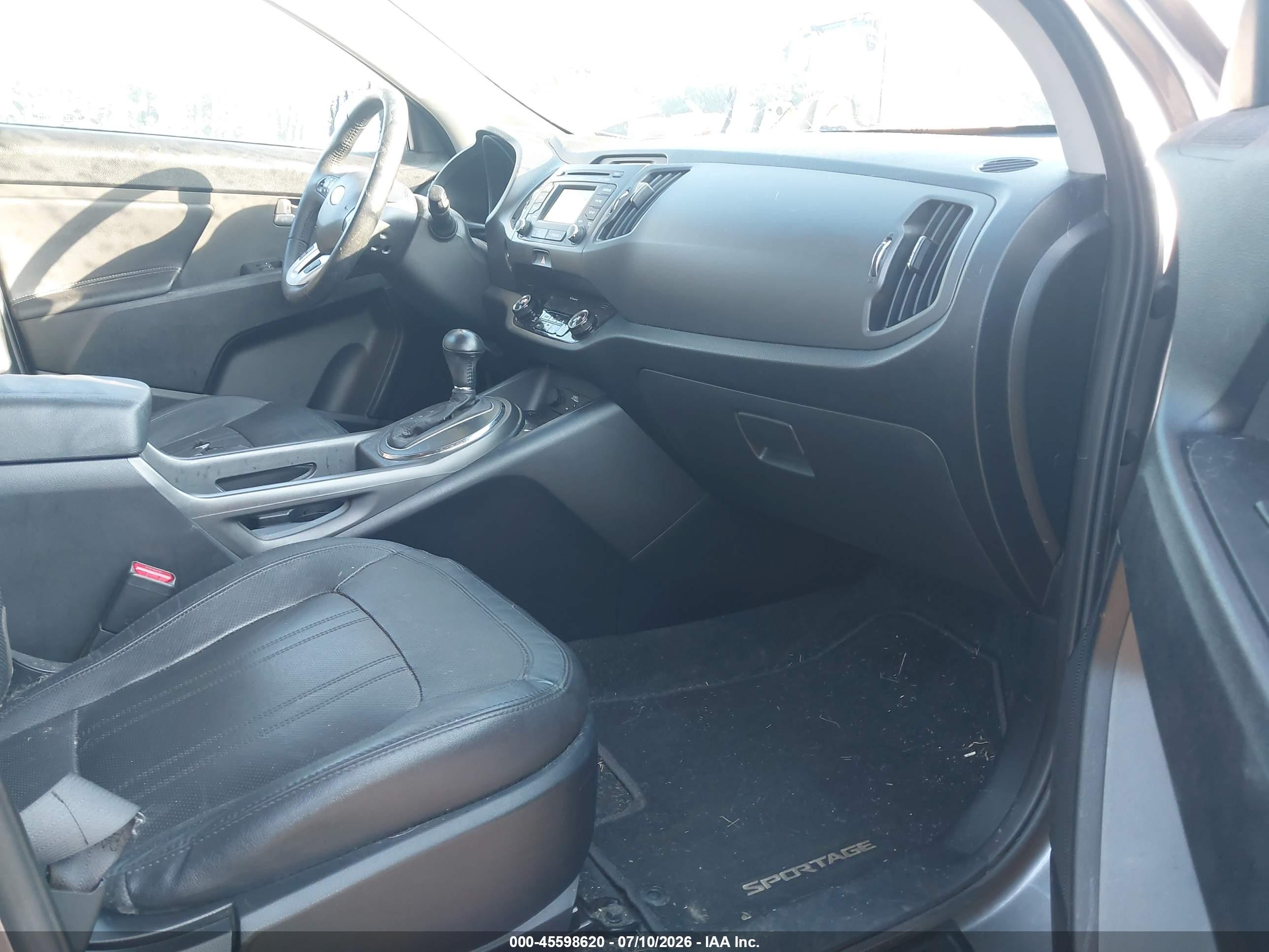 2012 Kia Sportage Ex Gray vin: KNDPC3A29C7219588