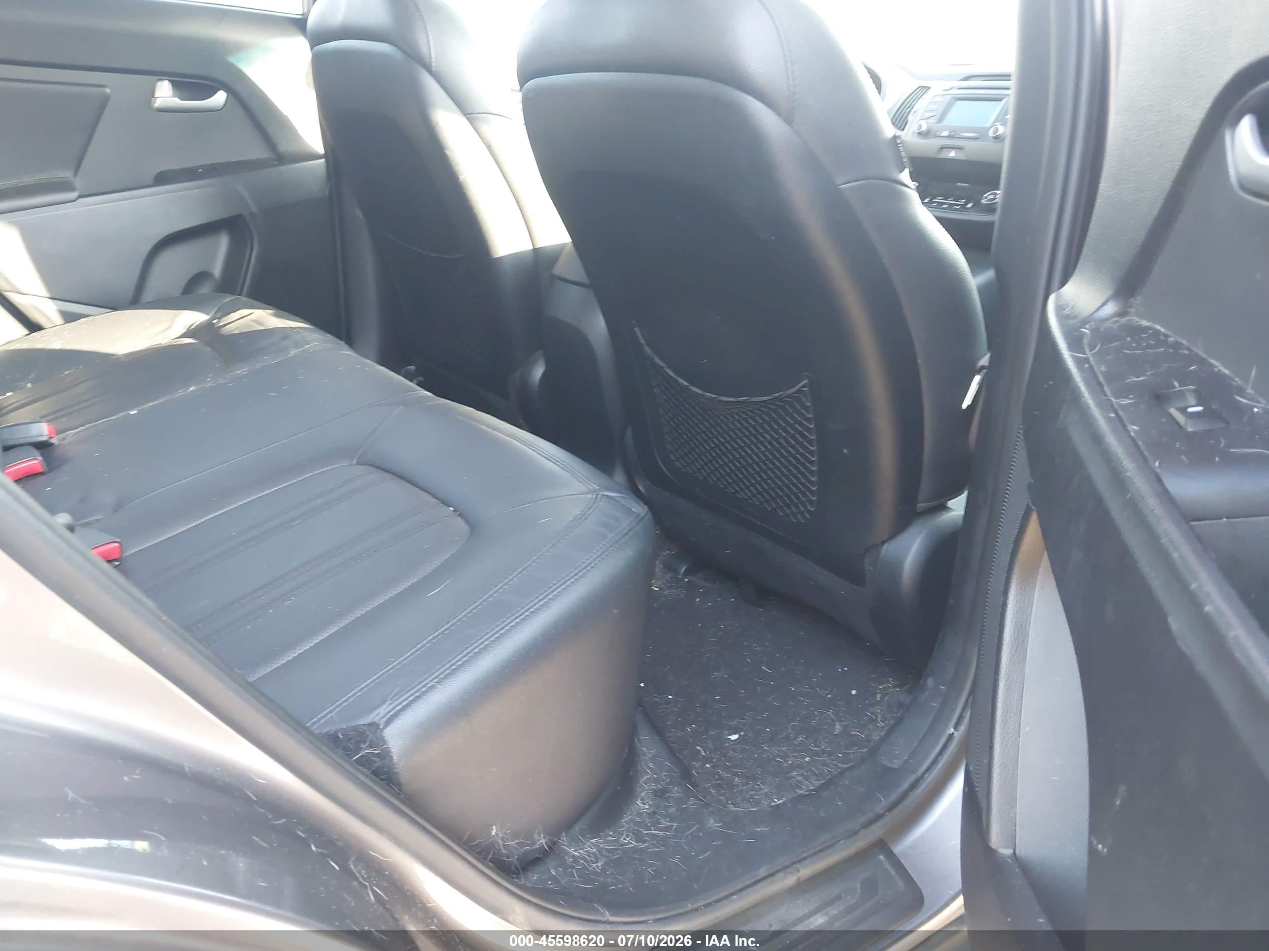 2012 Kia Sportage Ex Gray vin: KNDPC3A29C7219588
