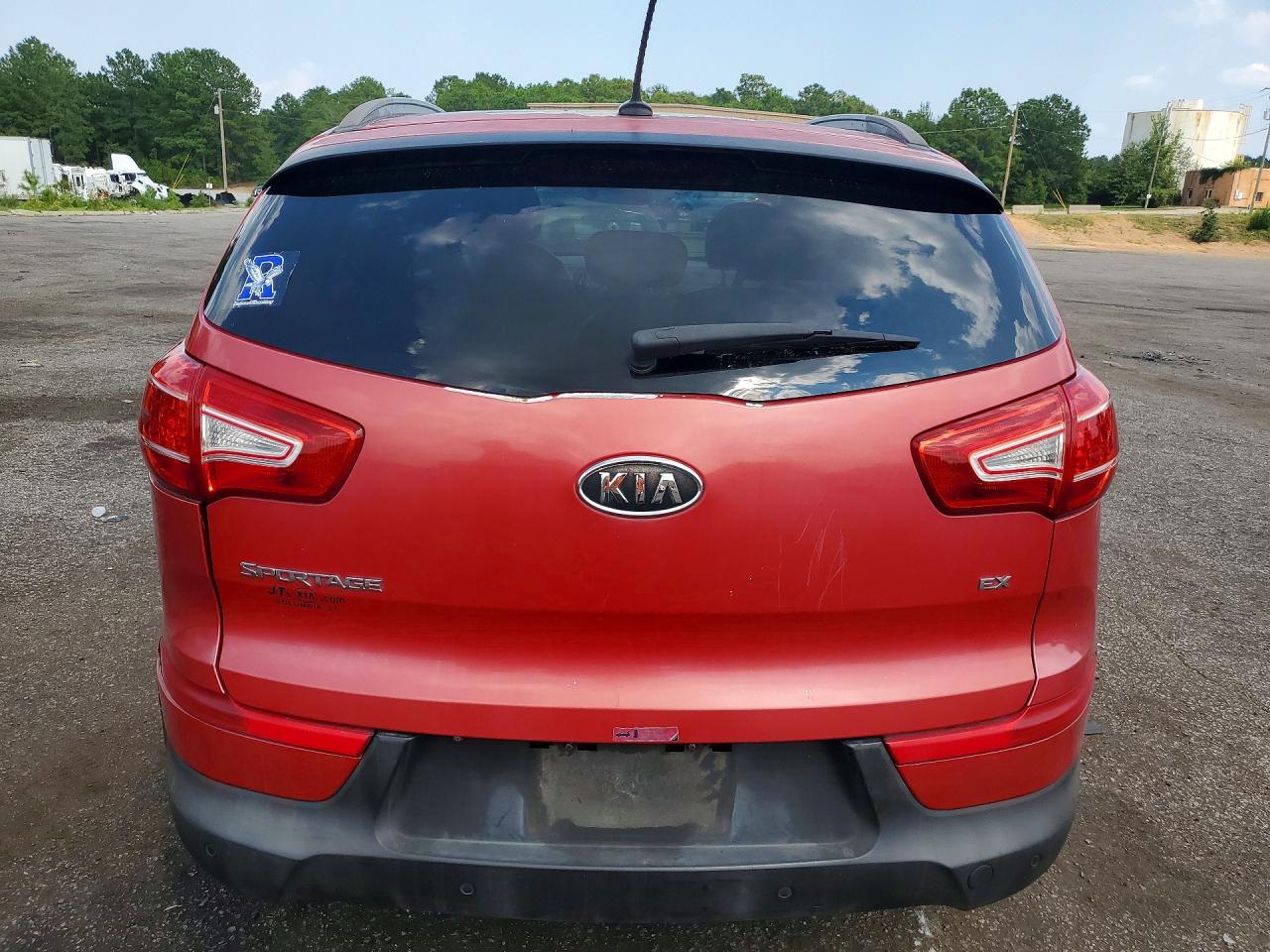 2012 Kia Sportage Ex Burgundy vin: KNDPC3A29C7347975