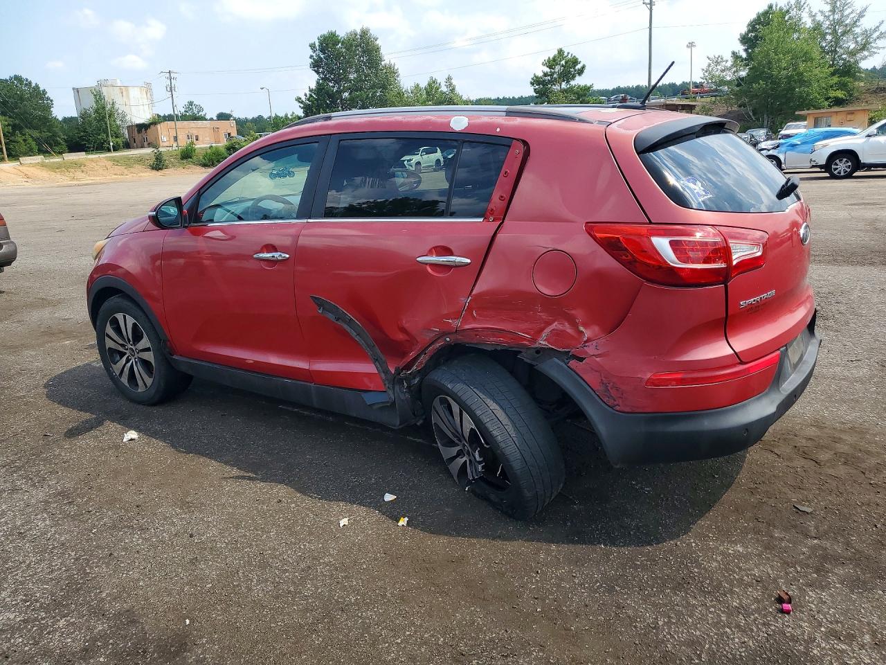 2012 Kia Sportage Ex Burgundy vin: KNDPC3A29C7347975