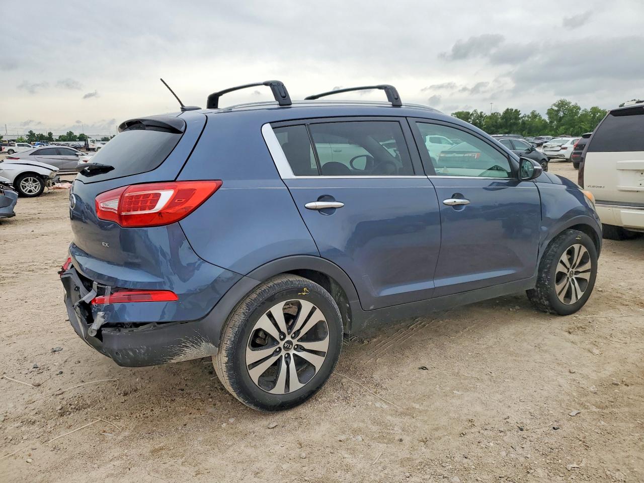 2012 Kia Sportage Ex Blue vin: KNDPC3A29C7349645